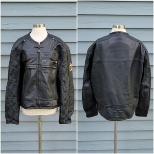 ICON Motorhead Asphalt Technologies Black Motorcycle Jacket Size XL